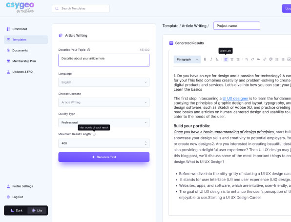AI 可见性追踪界面示意